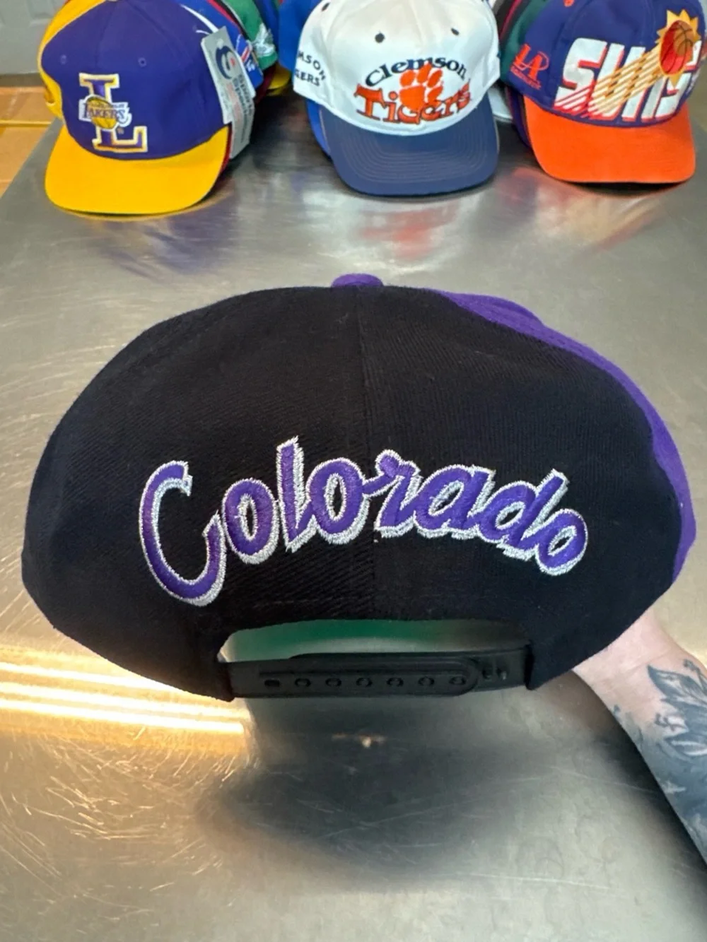 Colorado Rockies Purple and Black MLB Baseball Cap